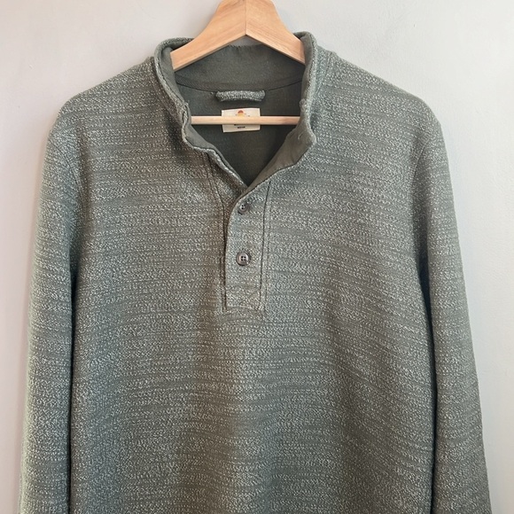 Marine Layer Clayton Long Sleeve Henley SZ M - Picture 3 of 6